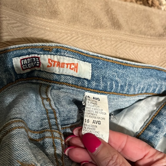 Faded Glory denim jeans 16 perfect condition no wear or tears stains fraying - Picture 3 of 4